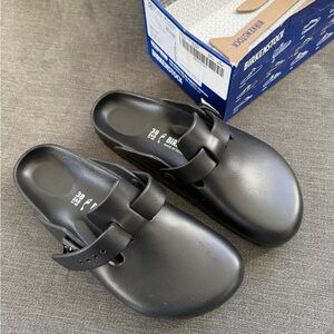 Brand New Birkenstock Boston EVA Black Size 38 narrow fit